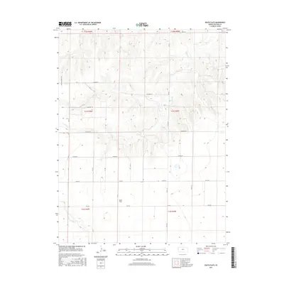 2015 Map of South Flats, 2015 Print