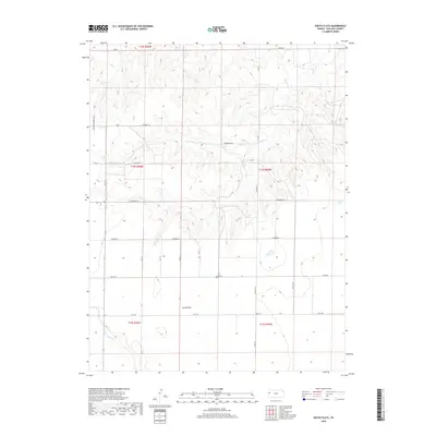 2018 Map of South Flats, 2018 Print