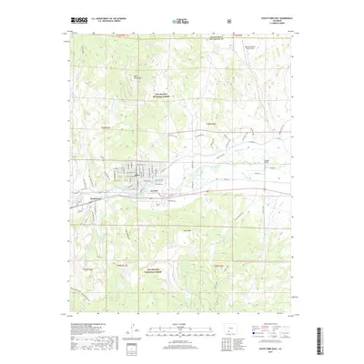 2019 Map of South Fork East, 2019 Print