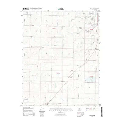 2015 Map of South Fork, 2015 Print