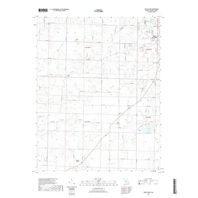 2017 Map of South Fork, 2017 Print
