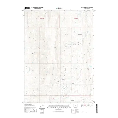 2015 Map of South Fork Mountain, 2015 Print
