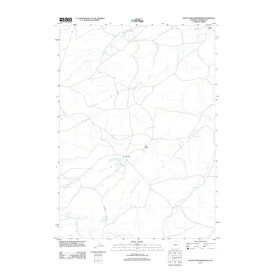 2012 Map of South Fork Reservoir, 2012 Print