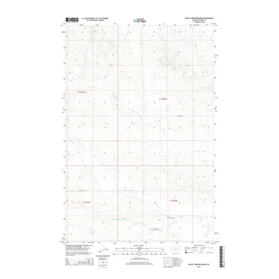 2014 Map of South Fork Reservoir, 2014 Print