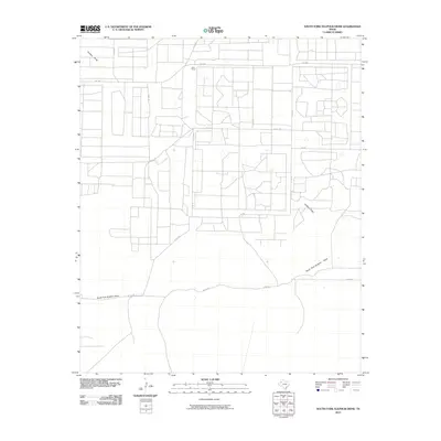 2010 Map of South Fork Sulphur Draw, 2010 Print