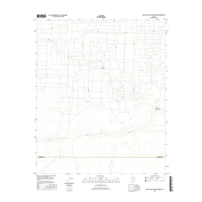 2016 Map of South Fork Sulphur Draw, 2016 Print