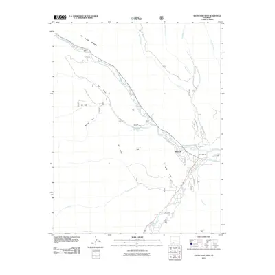 2011 Map of South Fork West, 2011 Print