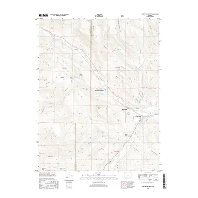 2016 Map of South Fork West, 2016 Print