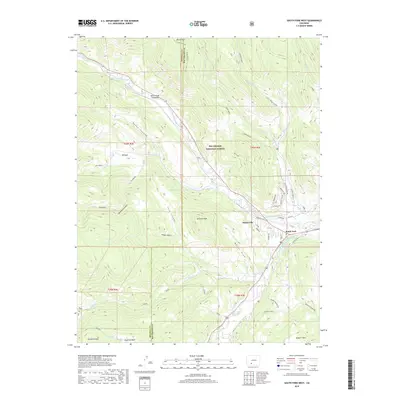 2019 Map of South Fork West, 2019 Print