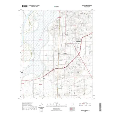2020 Map of South Fort Smith, 2020 Print