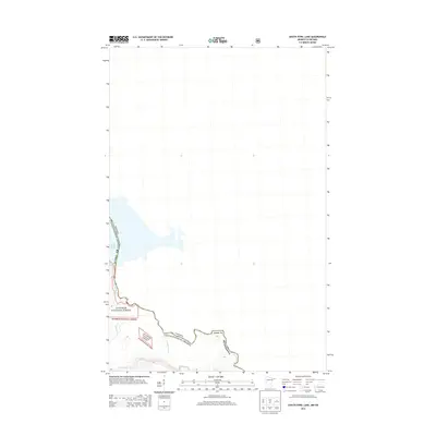 2013 Map of South Fowl Lake, 2013 Print