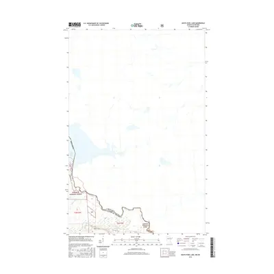 2016 Map of South Fowl Lake, 2016 Print
