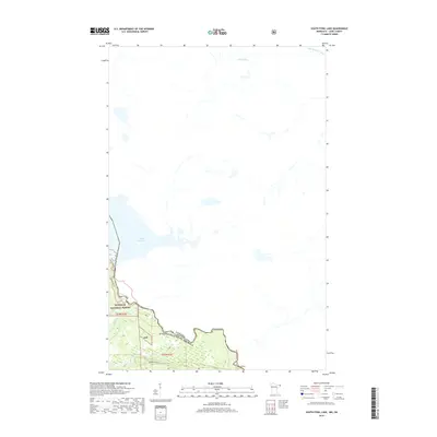 2019 Map of South Fowl Lake, 2019 Print