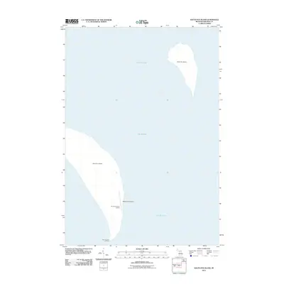 2012 Map of South Fox Island, 2012 Print