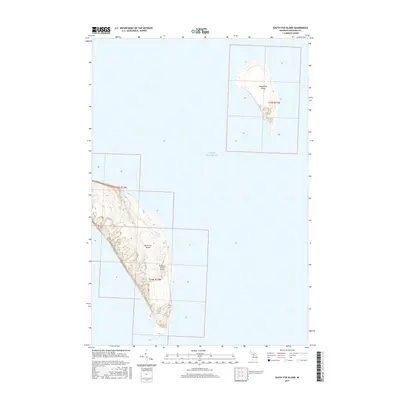 2017 Map of South Fox Island, 2017 Print