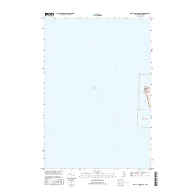 2017 Map of South Fox Island OE W, 2017 Print