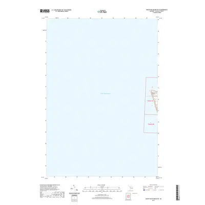 2019 Map of South Fox Island OE W, 2019 Print