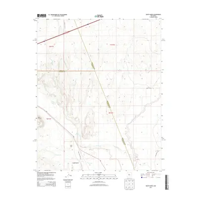 2013 Map of South Garcia, 2013 Print