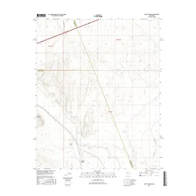 2017 Map of South Garcia, 2017 Print
