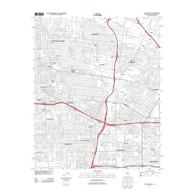 2012 Map of South Gate, 2012 Print