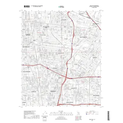 2018 Map of South Gate, 2018 Print