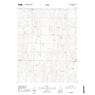 2017 Map of South Greenfield, 2017 Print