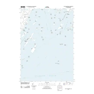 2011 Map of South Harpswell, 2011 Print