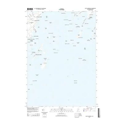 2014 Map of South Harpswell, 2014 Print