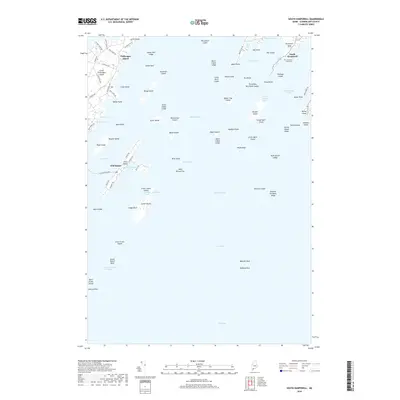 2018 Map of South Harpswell, 2018 Print