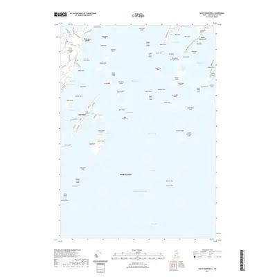 2021 Map of South Harpswell, 2021 Print