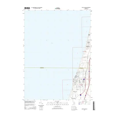 2014 Map of South Haven, 2014 Print