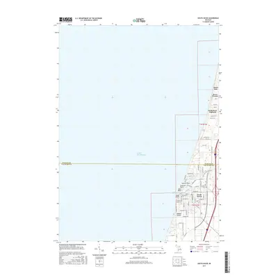 2017 Map of South Haven, 2017 Print