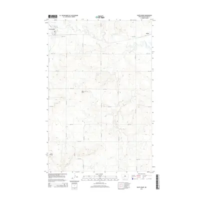 2014 Map of South Heart, 2014 Print