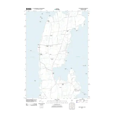 2011 Map of South Hero, 2011 Print