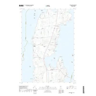 2021 Map of South Hero, 2021 Print