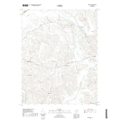 2019 Map of South Hill, 2019 Print