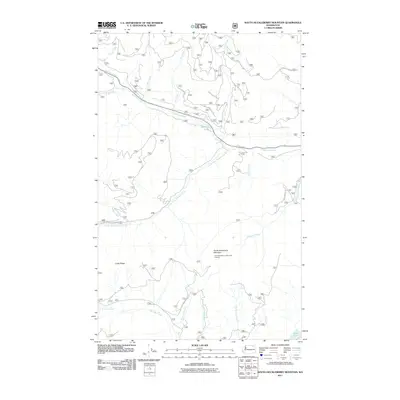 2011 Map of South Huckleberry Mountain, 2011 Print