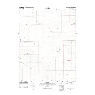 2013 Map of South Ladder Creek, 2013 Print