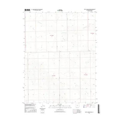 2016 Map of South Ladder Creek, 2016 Print