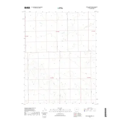 2019 Map of South Ladder Creek, 2019 Print