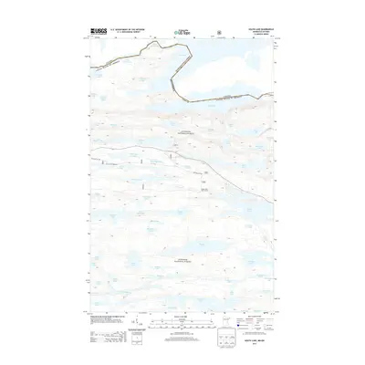 2013 Map of South Lake, 2013 Print