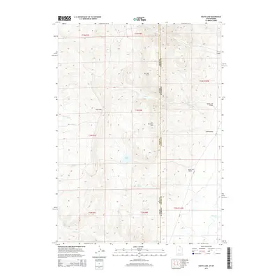 2014 Map of South Lake, 2014 Print