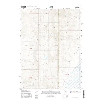2017 Map of South Lake, 2017 Print