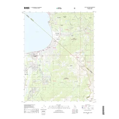 2018 Map of South Lake Tahoe, 2018 Print