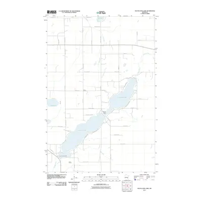 2010 Map of South Long Lake, 2010 Print