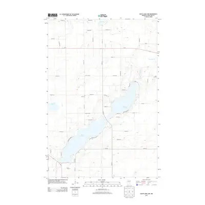 2013 Map of South Long Lake, 2013 Print