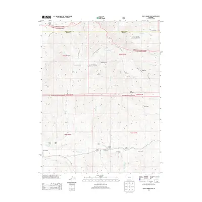 2013 Map of South Mamm Peak, 2013 Print