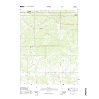 2019 Map of South Mamm Peak, 2019 Print