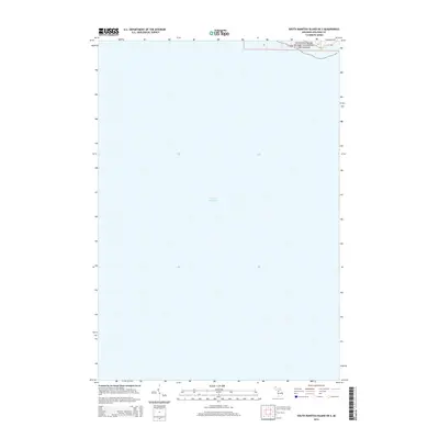 2014 Map of South Manitou Island OE S, 2014 Print