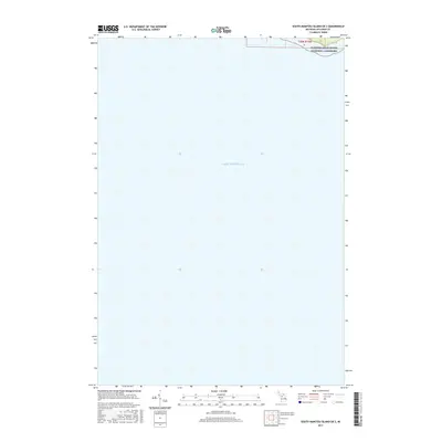 2017 Map of South Manitou Island OE S, 2017 Print